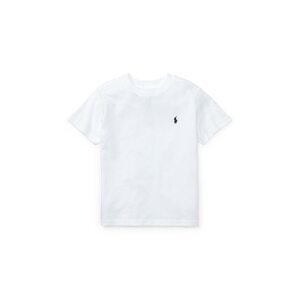 Dječja pamučna majica kratkih rukava Polo Ralph Lauren boja: bijela, glatki
