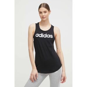 Pamučni top adidas GL0566 boja crna