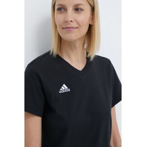 Pamučna majica adidas Performance HC0438 Entrada 22 boja: crna, HC0438