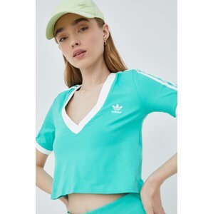 Majica kratkih rukava adidas Originals za žene, boja: zelena, HG6596-HIREGR