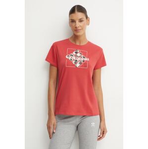 Sportska majica kratkih rukava Columbia Sun Trek SS Graphic boja: crvena