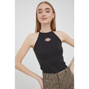 Top Dickies za žene, boja: crna
