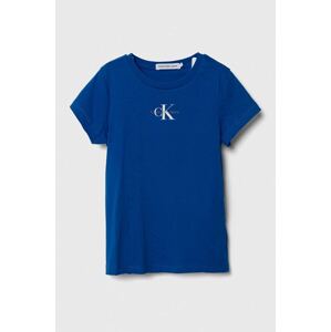 Dječja pamučna majica kratkih rukava Calvin Klein Jeans