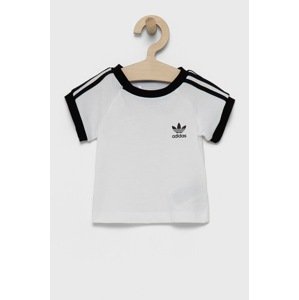 Dječja pamučna majica kratkih rukava adidas Originals boja: bijela
