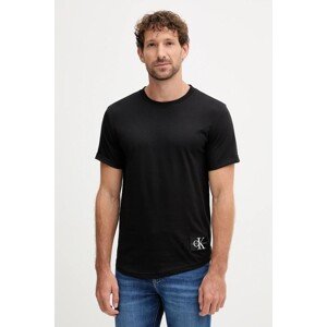 Pamučna majica Calvin Klein Jeans boja crna