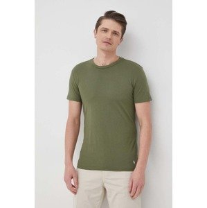 Pamučna majica Polo Ralph Lauren jednobojni model, 714830304013