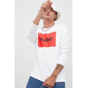 Pamučna dukserica HUGO s tiskom, 50467944