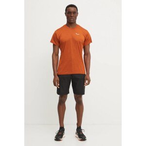 Sportska majica kratkih rukava Salewa Puez Melange boja: siva, melanž, 00.0000026537