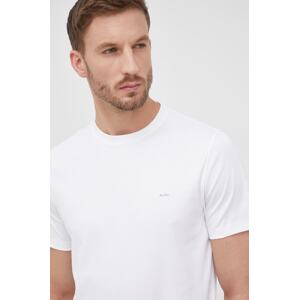 Pamučna majica Michael Kors boja: bijela, jednobojni model