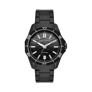 Sat Armani Exchange za muškarce, boja: crna