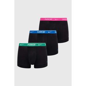 Bokserice Nike 3-pack za muškarce, boja: crna