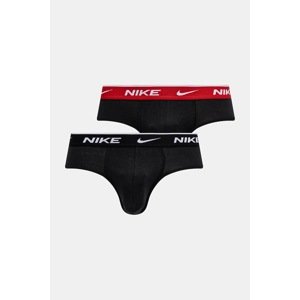 Slip gaćice Nike 2-pack za muškarce, boja: crna
