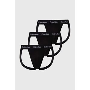 Suspenzor Calvin Klein Underwear 3-pack boja: crna, 000NB3363A