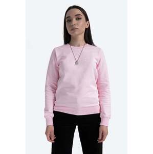 Pamučna dukserica A.P.C. Sweat Skye MARINE za žene, boja: ružičasta, s aplikacijom, COEBH.F27700-PALEPINK