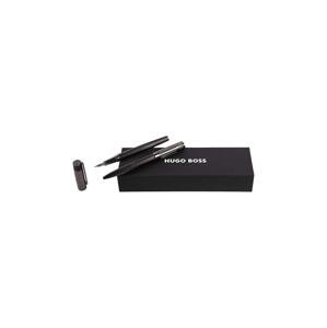 Set kemijska olovka i pero BOSS Set Gear Ribs Black