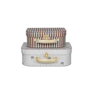 Kofer OYOY Mini Suitcase Elephant 2-pack
