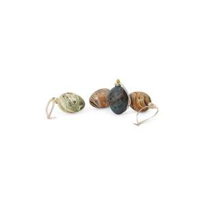 Blagdanski ukrasi ferm LIVING Marble Easter Eggs 4-pack