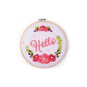Set za vezenje Graine Creative Hello In Wood