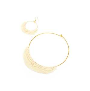 Diy set: naušnice Graine Creative Macrame Hearings Kit