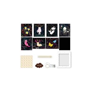 Diy set - svjetleća kutija Graine Creative Scratch Art Light Box Fairy