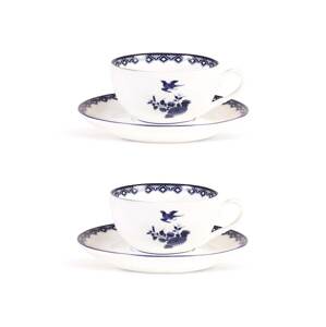 Šalica za kavu s tanjurićem &k amsterdam Delftware 2-pack