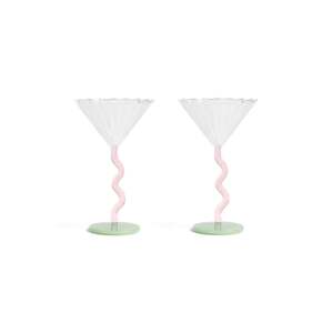 Set čaša &k amsterdam Coupe Curve Set 2-pack