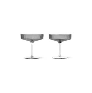 Set čaša za šampanjac ferm LIVING Ripple 2-pack