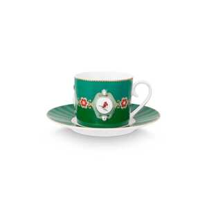 Šalica za kavu s tanjurićem Pip Studio Love Birds Medalli 200 ml