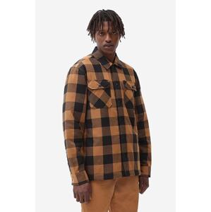 Jakna Dickies Kurtka Dickies Sherpa Lined za muškarce, boja: smeđa, za prijelazno razdoblje, DK0A4XGRBD0-brown