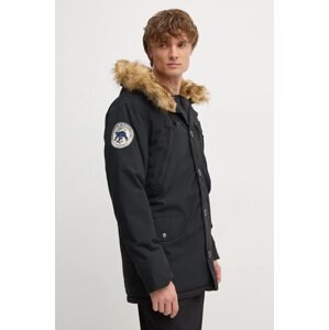 Jakna Alpha Industries Polar Jacekt za muškarce, boja: crna, za zimu, 123144.03-black