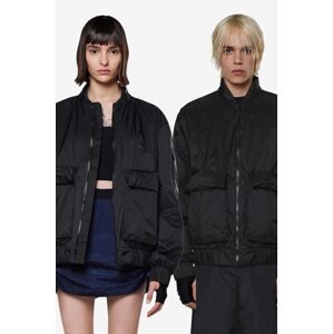 Kišna jakna Rains boja: crna, za prijelazno razdoblje, oversize, 15530.-BLACK