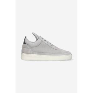 Tenisice od brušene kože Filling Pieces Low Top Suede boja: siva, 10122791878