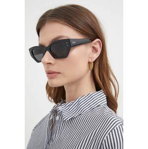Sunčane naočale Ray-Ban za žene, boja: crna, 0RB4430