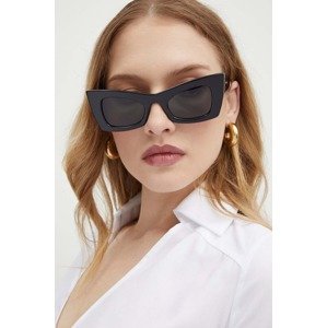 Sunčane naočale Saint Laurent za žene, boja: crna, SL 702