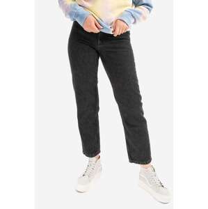 Pamučne traperice A.P.C. Martin F visoki struk, COETA.F09122-BLACK