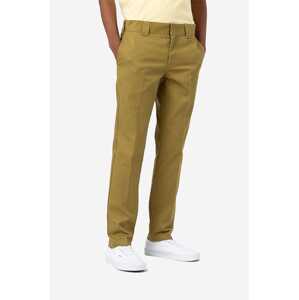 Hlače Dickies 872 Work Pant Rec za muškarce, boja: zelena, uski kroj, DK0A4XK8KHK-KHAKI