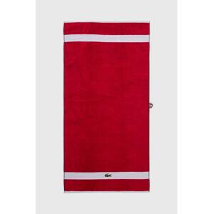 Pamučni ručnik Lacoste L Casual Rouge 70 x 140 cm