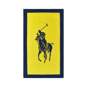 Ručnik za plažu Ralph Lauren Polo Jacquard Iris Blue / Yellow 100 x 170 cm
