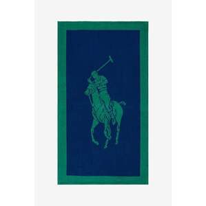 Ručnik za plažu Ralph Lauren Polo Jacquard Navy / Billiard 100 x 170 cm
