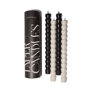 Set svijeća Paddywax Black & White 4-pack