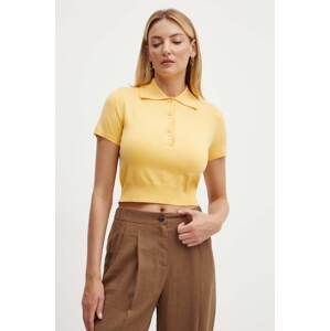 Polo majica MAX&Co. boja: žuta, 2426366051200