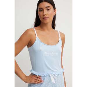 Gornji dio pidžame - top Juicy Couture CHERUB EMMANUEL FRILLED VEST JCLPT224508