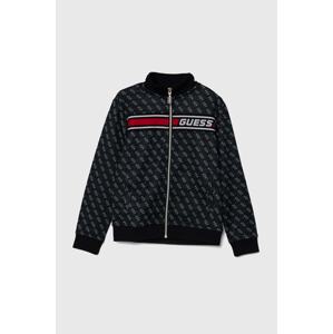 Dječja dukserica Guess boja: crna, s uzorkom, L4YQ24 FL04Q