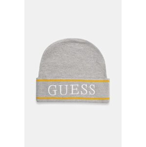 Dječja kapa Guess boja: siva, od tanke pletenine, L4YZ00 Z3GW0
