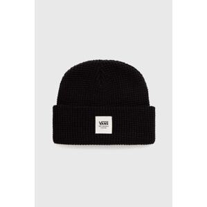 Dječja kapa Vans WAFFLE CUFF BEANIE boja: crna, VN000J4WBLK1