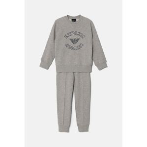 Dječja trenirka Emporio Armani boja: siva, 6D4VJ3 4J6VZ