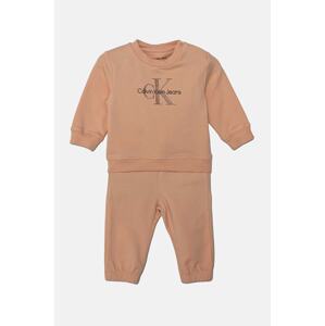 Komplet za bebe Calvin Klein Jeans boja: ružičasta, IN0IN00011