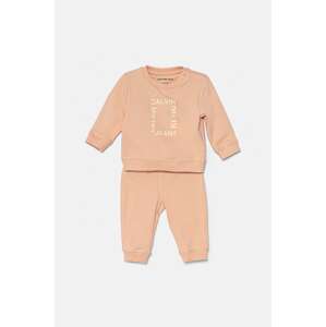 Trenirka za bebe Calvin Klein Jeans boja: narančasta, IN0IN00213