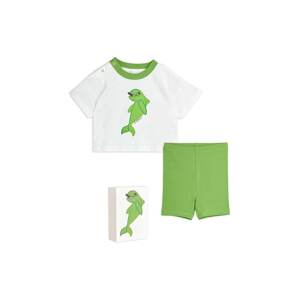 Komplet za bebe Mini Rodini Dolphin boja: zelena