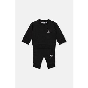 Dječja trenirka adidas Originals TREFOIL CS boja: crna, IW1009